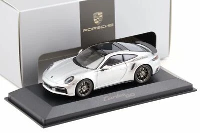 1:43 Minichamps Porsche 911 (992) Turbo S COUPE 50 Anni Argento Wap Rivenditore - Immagine 1 di 3