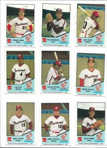 1984 CRAMER PORTLAND BEAVERS TEAM SET (22) JEFF STONE AUTO, D. DAULTON ROOKIE MT - Picture 1 of 4