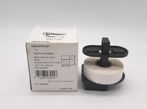 Etiquetas autolaminables blancas Panduit S050X075VA6Y 500 - Imagen 1 de 4