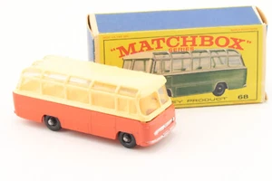 MATCHBOX SERIES 68 * MERCEDES COACH * ORANGE / CREAM * OVP - Bild 1 von 8