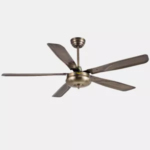 Ceiling Fans Indoor Luxurious Decorative Home 42 inch 5 Leaves 3 Speed Mute - Picture 1 of 6