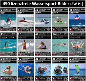490 Lizenzfreie Profi-Bilder Wassersport (Royalty Free) Photoshop UVP 285,- - Bild 1 von 1