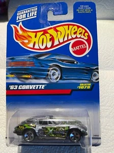 Hot Wheels 63 Corvette Collector #1079 Mattel Wheels - NEW - Picture 1 of 3