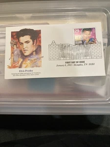 Estampilla de portada de primer día de Elvis Presley Fleetwood Memphis Tennessee 1993 en Estados Unidos - Imagen 1 de 5