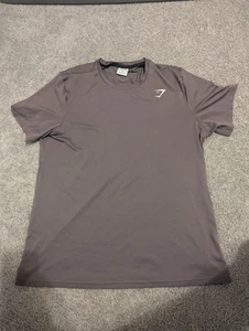 Gymshark Arrival T Shirt Mens 2XL Brown Short Sleeve Workout XXL T-Shirt - Picture 1 of 7