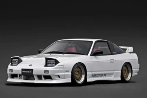 Zündmodell IG3763 1/18 Nissan 180SX Type X RPS13 weiß Pandem 6666 Mesh-Type - Bild 1 von 12