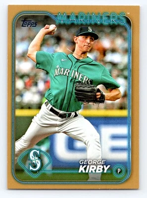 2024 Topps #75 George Kirby Gold #/2024 SN - Image 1 of 2