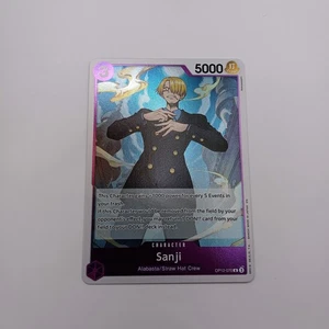 Sanji OP12-070 One Piece Legacy of the Master Rare Foil Alabasta Purple - Bild 1 von 2