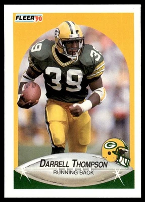1990 Fleer Update Darrell Thompson Rookie Green Bay Packers #U-99 - Image 1 of 2