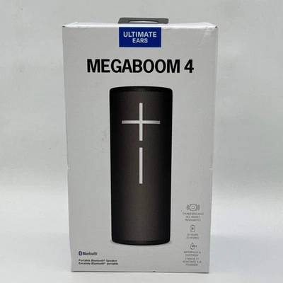New Ultimate Ears Megaboom 4 Wireless Portable Bluetooth Speaker Black SR0193 - Image 1 of 4