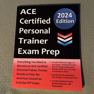 ACE Certified Personal Trainer Exam Prep: 2024 Edition Study Guide Test Manual - Picture 1 of 11