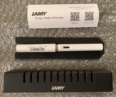 Pluma Estilográfica LAMY Safari Blanco Clip KANJI Plumín Japón Limitado Foto 1 de 4