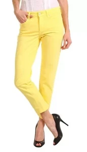 Not Your Daughters Jeans NYDJ Lift Tuck Tech Ankle Jeans Bright Yellow 12 - Picture 1 of 9