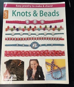 KNOTS & BEADS By Leisure Arts Easy Jewelry Crafts - Picture 1 of 6
