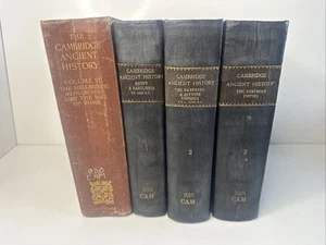 The Cambridge Ancient History Old Books X4 Volumes - See Images - Picture 1 of 11