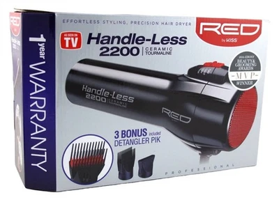 BL Kiss 红色烘干机 2200 陶瓷手柄-不到 3 个附件 — 第 1/2 张图片