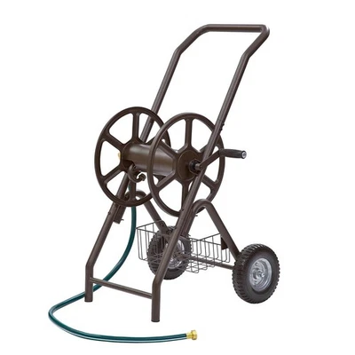 Liberty Garden Products 302 Two Wheel Hose Cart, Bronze - Image 1 of 3