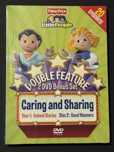 Fisher-Price Little People Caring and Sharing Double Feature 20 Episodes- Sealed - Picture 1 of 4