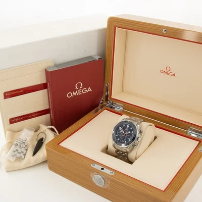 Men's Omega Seamaster Diver 300M 44mm Watch 212.30.44.50.03.001 Full Set #W127-1 - Image 1 of 4