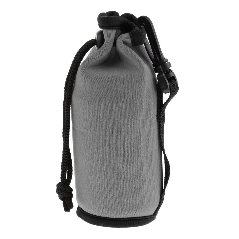 Neoprene Insulated  Bottle Cover Pouch Sleeve Bag Holder with Hook Clip - Image 1 of 1