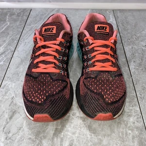 Nike Shoes Womens 7.5 Orange Air Zoom Structure Running Sneakers 18 683737-800 - Picture 1 of 9