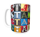 STAN Coffee Mug / Cup featuring the name in photos of sign letters
