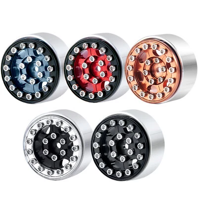 4 Stück Metall Beadlock Rad Felgen Radnabe für RC 1/24 Axial SCX24 90081 Crawler - Bild 1 von 4