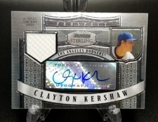 Clayton Kershaw - 2007 Bowman Sterling Prospect Jersey Autograph #BSP-CK