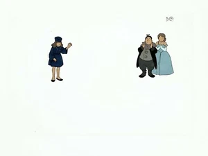 Little Nemo Adventures in Slumberland Production Animation Cel + Crowd 1989 - Picture 1 of 1