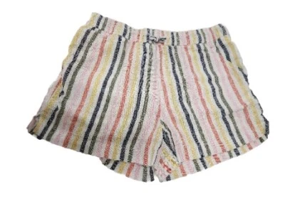 Girl's-Old Navy- Striped Linen Blend Pull On Shorts-Size: L (10/12) Plus - Image 1 of 4