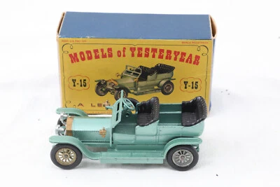 MATCHBOX MODELS OF YESTERYEAR ROLLS ROYCE SILVER GHOST N° Y15 + BOITE ORIGINE - Photo 1/4