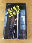 Blind Date by R.L Stine Vintage Paperback 1986 (guy behind door cover)