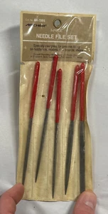5 Piece Needle File Set Heavy Duty Comfort Grip - Picture 1 of 2