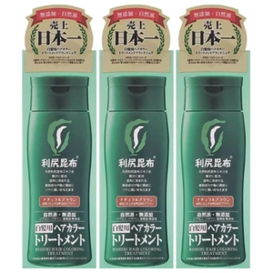 Rishiri Konbu Hair Color Treatment White Hair Dye Natural Brown 200g x3 Pack NEW - Picture 1 of 1