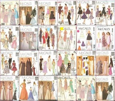 OOP McCalls Sewing Pattern Misses Wedding Prom Party Formal Dress Gown You Pick - Image 1 of 4