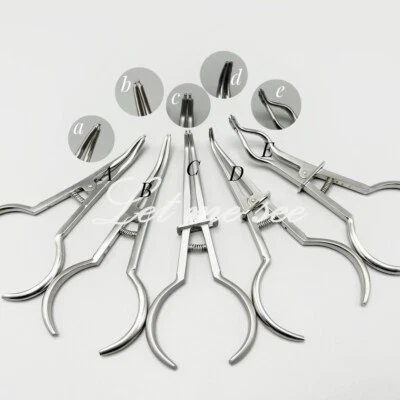 Alicate circular separador ortodôntico odontológico ligadura elástica laços pinça - Imagem 1 de 4