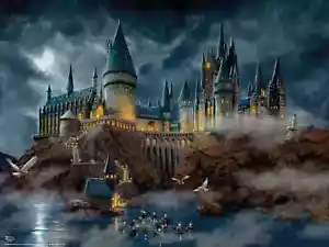 - Thomas Kinkade - Harry Potter - Hogwarts Schloss - 1500 Teile Puzzle - Bild 1 von 2