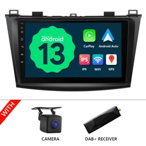 DAB+ For Mazda 3 2010-2013 BL Android 13 9" Car Play Stereo Radio Head Unit GPS - Picture 1 of 18