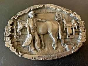 American Cowboy 1982 Commemorative Arroyo Grande Belt Buckle Ltd Ed #4130/5000 - Picture 1 of 6