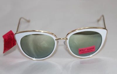Betsey Johnson Mirrored Cat Eye Sunglasses  Rare    #164 nwd - Image 1 of 4
