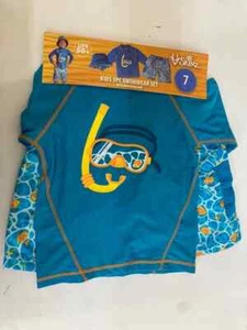 Boys Size 7 Uv Skinz 3 Piece swimwear New - Picture 1 of 2