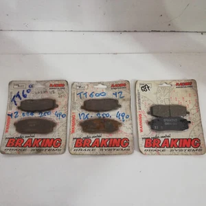 YAMAHA YZ 125-250-490 1985-88 BRAKE PADS BRAKING (687) - Picture 1 of 7