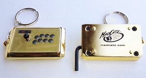Mad Catz FightStick Key Chain Key Holder Gold w/Hexagonal Wrench