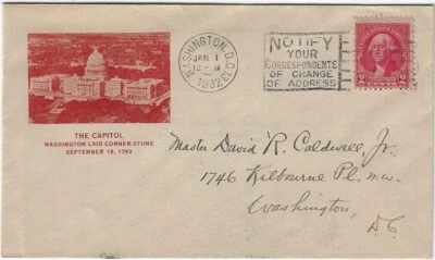 FDC   # 707-21c   --  Gorham   ---  1932 - Image 1 of 2