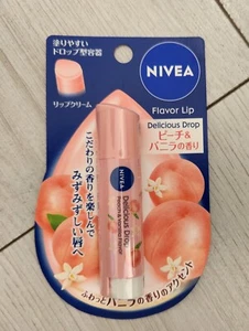 NIVEA delicious drop peach lip balm **Cheapest in the UK ** - Picture 1 of 2