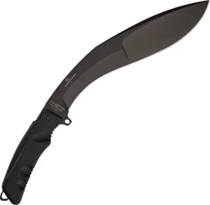 Fox Exteme Tactical Kukri Black Handle 14.5" N690Co Fixed Knife Machete 9CM04T - Picture 1 of 1
