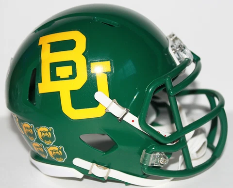 2019 Baylor Bears Custom Riddell Mini Helmet v Georgia Sugar Bowl Cover