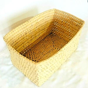 Cane Storage Basket Woven Rattan Wicker Natural Eco-friendly Sri Lanka - Picture 1 of 7