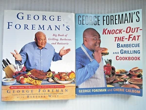 Menge 2 George Foreman Kochbücher - Knock-Out-The-Fat & The Big Bk of BBQ! - Bild 1 von 1