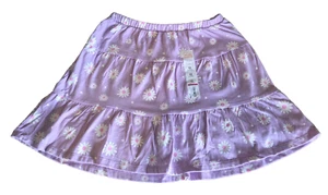 JUMPING BEANS Girls Purple Daisy Floral Cartwheel Scooter Skort Size 12 NEW - Picture 1 of 5